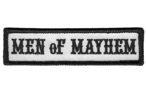 men of mayhem shop|sons of anarchy rank patches.